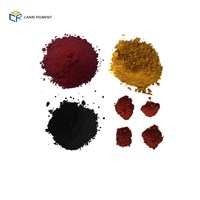 Pigment rouge en oxyde ferrique, pour ciment de peinture, 10g
