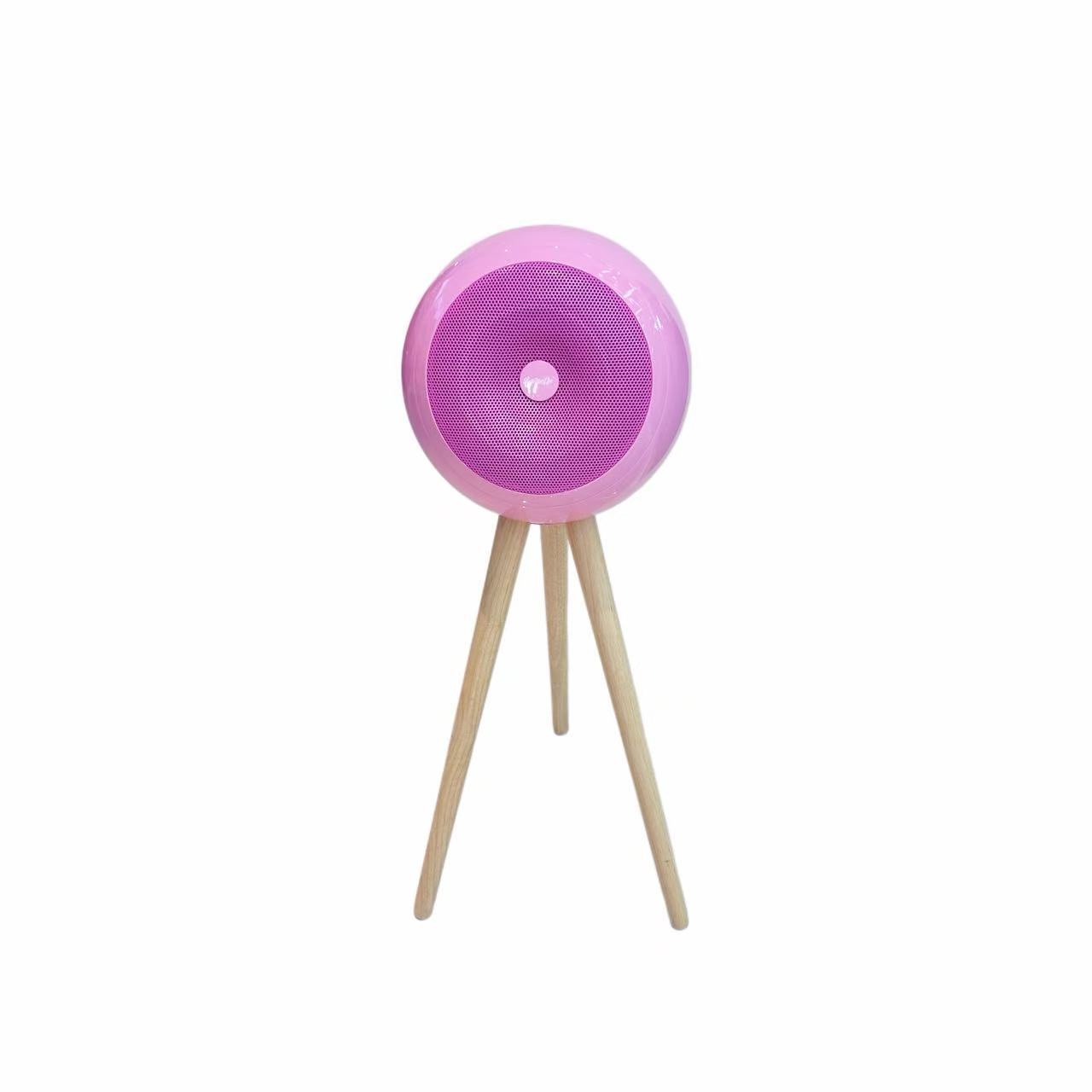 Decorative Active RGB Round for Speaker with Plastic Tripod Base for Wireless Home Audio in Living Room & Bedroom · image 6