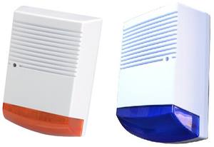 Buiten Waterdicht Alarm Sirene Draadloze Batterij Aangedreven Alarm Dummy Sirene Dual Way Zaklamp Strobe Sirene - Product Image 3