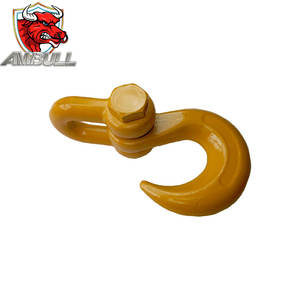 Ambull esportato in Russia di alta qualità all'ingrosso in acciaio al carbonio gancio grillo forgiato in acciaio per trattore apertura occhio gancio fonderia - Product Image 3