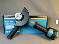 Meuleuse d'angle sans fil 21V au lithium-ion 125mm, outil électrique puissant 800W pour polissage et découpe, avec déclencheur DIY