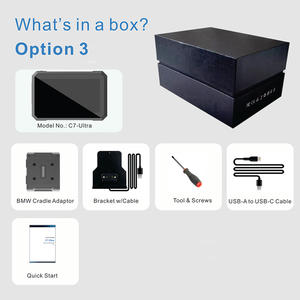 Ricoel Navigateur <span class=keywords><strong>GPS</strong></span> pour moto avec écran détachable de 7 pouces, luminosité de 1000 nits, réseau 4G, étanche IP66, système d'exploitation Android, CarPlay - Product Image 2