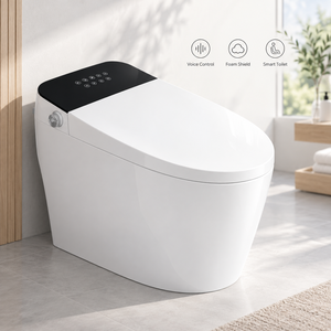 Inodoro Inteligente, Inodoro con Bidé Eléctrico, Inodoro de Cerámica, Totalmente Automático, Moderno e Inteligente - Product Image 1