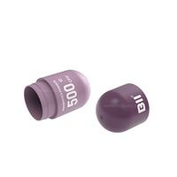 Mini Envase Ecológico de Doble Pared de Plástico PP de 8.2 ml para Polvo de Proteína, con Tapa