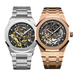 Nuevo Reloj de Pulsera Mecánico de Lujo para Hombre, en Acero Inoxidable, con Movimiento Automático Japonés ETA, Resistente al Agua 10 Bar, con Indicadores - Product Image 6