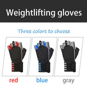 Venta al por mayor de guantes deportivos de silicona resistentes al desgaste, no fáciles de deslizar, transpirables, con absorción de sudor, guantes de montar - Product Image 5