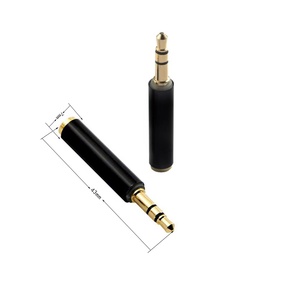 Adaptateur audio stéréo plaqué or 3.5mm <span class=keywords><strong>TRS</strong></span> mâle vers femelle <span class=keywords><strong>TRRS</strong></span> 3.5mm 3 4 pôles pour téléphone haut-parleur Microphone lecteur DVD - Product Image 4