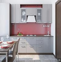 Meuble de cuisine complet en bois, îlot de cuisine moderne modulaire, table prête à assembler