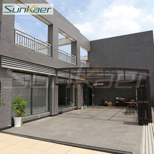 Isolamento termico veranda esterna nuovo modello di alluminio camera sole in alluminio policarbonato copertura antipioggia per la tenda retrattile balcone - Product Image 5