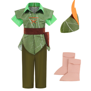 Disfraz de Peter Pan para niños, personaje de Anime, fiesta, juego de rol y actuación, trajes de vestir para niños - Product Image 2