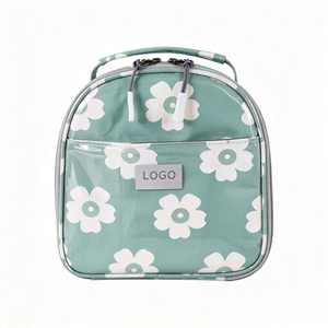 Sac à lunch isotherme pour enfants - Imperméable et écologique en coton pour les étudiants, l'école, les voyages, le camping, les pique-niques - Product Image 1