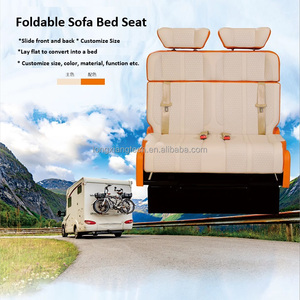 Asiento Multifuncional para Autocaravana, Asientos Opcionales para Furgoneta Camper, Asiento Plegable de Cuero Nappa para Ford Transit, Sprinter, Hiace y Autocaravanas - Product Image 3
