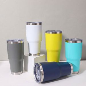 Gobelet isotherme pour voiture de grande capacité 30 oz avec dégradé de couleurs en acier inoxydable - Product Image 1