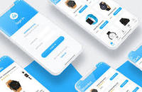 Aplicación móvil de pedidos de compras comerciales para aplicaciones de comercio electrónico para Android e iOS Diseño y desarrollo de aplicaciones nativas