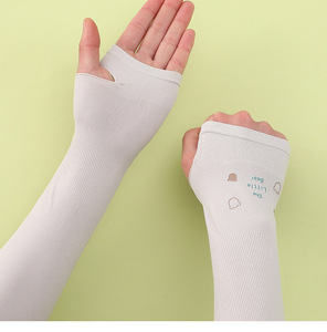 Manchons de compression en soie glacée à séchage rapide, imprimé marguerite, protection solaire, sublimation, collection été, vente chaude - Product Image 3