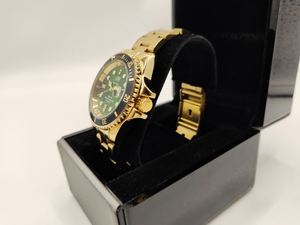 Reloj de Pulsera Mecánico de Calidad para Hombre, Personalizado al por Mayor, con Correa de Acero Inoxidable, Esfera Verde, Resistente al Agua, Modelo SZ2410 - Product Image 2