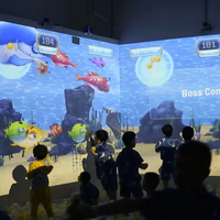 Jeux de projection interactive au sol et au mur avec caméra grand écran 120 ips, jeux de frappe de balles, jeux sportifs, centres d'amusement pour enfants