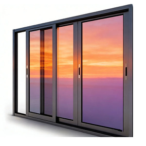 Janelas Modernas de Alumínio com Isolamento Térmico e Vidro Duplo para Varandas de Hotéis e Vilas - Product Image 3