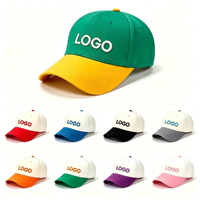 Gorras de Béisbol Bordadas en 3D de Alta Calidad con Logotipo Personalizado, Gorras Bordadas en Dos Tonos, Gorras Unisex Ajustables Tipo Dad Hat