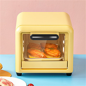 Nướng lò xách tay mini 4 inch bánh trứng Tart nướng bếp cơ khí nướng thịt nướng màu vàng lò nướng điện mini 5L - Product Image 5