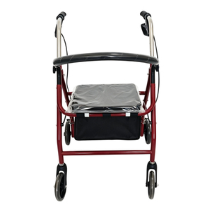 Déambulateur <span class=keywords><strong>pliable</strong></span> à 4 roues réglable en hauteur avec siège et panier, freins à main, aide à la mobilité pour personnes âgées - Product Image 3