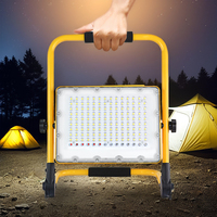 Lampe de travail LED en nid d'abeille super lumineuse 48w 70w 100w 120w 400w 24v 6500k pour chantier d'approvisionnement d'usine, haute luminosité, rechargeable