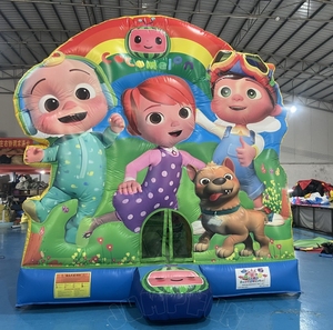ปราสาทเป่าลม<span class=keywords><strong>รูป</strong></span>แตงโมใหม่น่ารักสำหรับเด็กบ้านกระโดดเช่าเชิงพาณิชย์บ้านเด้ง COCO ขนาด5x4เมตร - Product Image 4