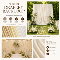 Voile de scène en tissu extensible à double plis en soie de lait pour mariage, décoration nuptiale, toile de fond d'hôtel, marque Jianan, vente en gros, livraison gratuite