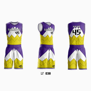 <span class=keywords><strong>Ropa</strong></span> Deportiva de Béisbol, Impresa, Transpirable, que Absorbe la Humedad, de Secado Rápido, 100% Poliéster, Tejido de Malla, Cintura Elástica, Sin Mangas - Product Image 1