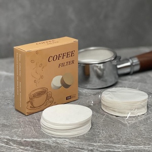Cafetières 100 pièces filtres goutteurs ronds écran 58mm 53mm 51mm panier expresso café <span class=keywords><strong>filtre</strong></span> <span class=keywords><strong>papier</strong></span> - Product Image 1