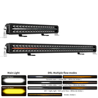 Start-up DRL 21'' 32'' 40'' 52'' Zweifarbige DRL Amber Strobe Warnleuchte LED-Rampe Extraljus für Offroad-Trucks Extraljusramp Scania