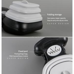 2024 Foldable Waterproof Dog Poop <b>Bag</b> Dispenser Travel Scooper with <b>Plastic</b> & Silicone Materials for Dog Waste Collection - Product Image 5