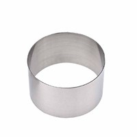 Haute Qualité En Acier Inoxydable Cuisson Gâteau Anneaux Ensemble Forme Ronde Gâteau Mousse Moule Pour Pâtisserie Gâteau Mousse Et Crêpe