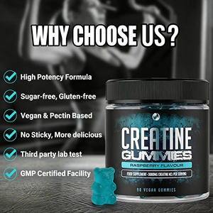 Gummies de créatine monohydrate Capital Label Sport, supplément <span class=keywords><strong>pré</strong></span>-entraînement pour la croissance musculaire et l'impulsion énergétique, de la Société d'État - Product Image 4