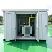 Poste de transformateur préfabriqué européen personnalisé 11kV 0.4kV, conception OEM directe usine, boîtier étanche 400-1000kVA
