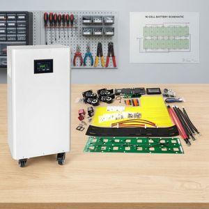 โรงงาน YDN <span class=keywords><strong>ราคา</strong></span>ขายส่ง 16s 48V/51.2V 280/300/314ah 15/16kw กล่องแบตเตอรี่แบบตั้งพื้นพร้อมล้อ DIY Lifepo4 แบตเตอรี่ JK <span class=keywords><strong>V19</strong></span> BMS - Product Image 1