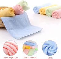 Petits gants de toilette de couleur bleue pour serviette de bain de bébé nouveau-né