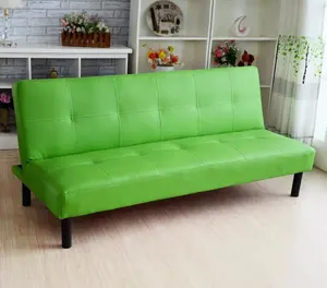 Neue italienische moderne einfache Wohnzimmer Couch Leder Eck stoff faltbare multifunktion ale Schlafs ofa