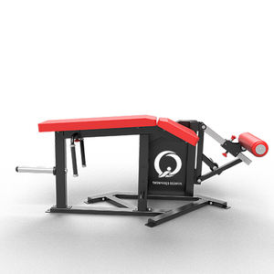 Machine de musculation professionnelle QLI QPLC078 à double fonction, à charge libre, pour soulevé de cuisse et extension de jambe, pour usage commercial en salle de sport - Product Image 2