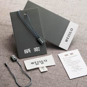 Custom Design Brand Logo Transparent Clothing <b>Tags</b> Labels Custom Hang <b>Tags</b> Wholesale Clothing Garment Price Card - Product Image 4