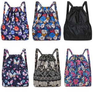 Sac à cordon personnalisé avec logo d'usine, imperméable, résistant à l'usure, pour le sport et la gym, sac à dos portable à cordon pour le sport - Product Image 6