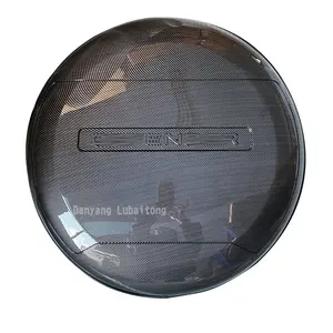 Carbon fiber pattern Spare Wheel Cover Rear Tire Cover for Land Rover Defender 2020-2023