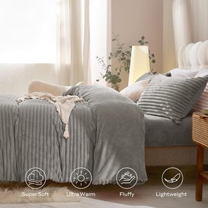 <b>Comforter</b> <b>Set</b> King Size Piece Quilted Bedding <b>Set</b> High-Density Anti-Wear for Hotel Guesthouse Procurement - Product Image 2