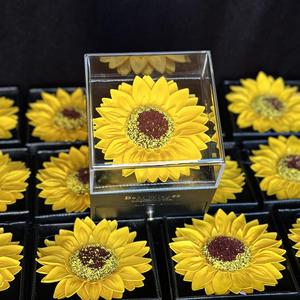 Regalos para el Día de la Madre, <span class=keywords><strong>Girasoles</strong></span> de Tacto Real <span class=keywords><strong>con</strong></span> Collar en Caja, Regalo de Navidad, Cajas de Joyería <span class=keywords><strong>con</strong></span> <span class=keywords><strong>Girasoles</strong></span> - Product Image 5