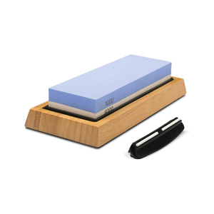 Ensemble de pierres à aiguiser 3-en-1 écologiques, manuelles, double face, multi-grains 400/6000 pour cuisine et usage domestique - Product Image 1