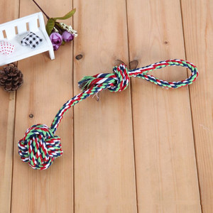 당겨 개 밧줄 장난감 훈련 튼튼한 애완 동물 씹는 장난감 도매 애완 동물 장난감 - Product Image 5