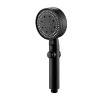 Meilleure Vente Pommeau de Douche Économiseur d'Eau Haute Pression à Cinq Modes avec Bouton d'Arrêt Instantané et Flexible de Douche