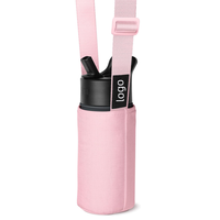 Sacs isothermes personnalisés pour enfants, sac étanche avec cordon de serrage, porte-gobelet, sac de transport de bouteille d'eau avec poche avant pour 10oz à 18oz