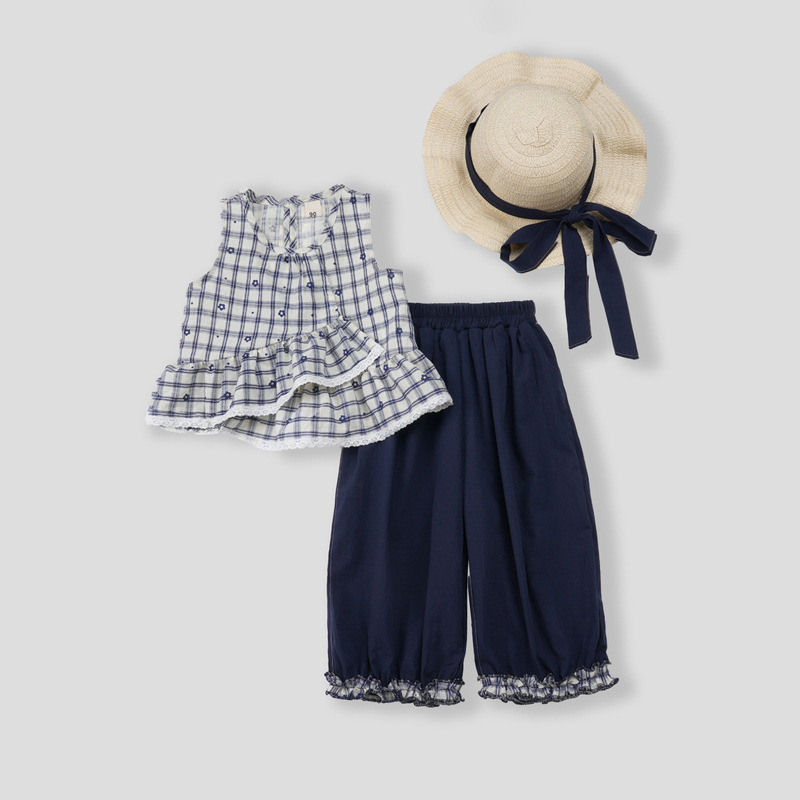 2026 Summer Girls Outfit Sleeveless Shirt