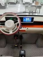 Certificado EEC, Mini Vehículo Eléctrico de 1000W, Velocidad Máxima 45-60km/h, Autonomía 100-400km, Azul, 2 Filas, 4 Ruedas, Vehículo de Nueva Energía para Adultos Mayores, Mini Coches